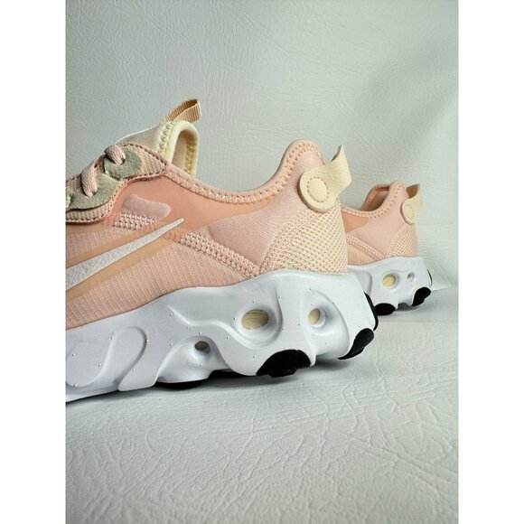 F2- SIZE 6.5 WOMEN'S NIKE REACT ART3MIS ORANGE PEARL/WHITE/IVORY CN8203-800 - Picture 6 of 9